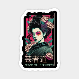 Japanese Geisha girl Magnet