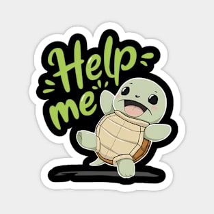 Save The Turtles Funny Turtle Magnet