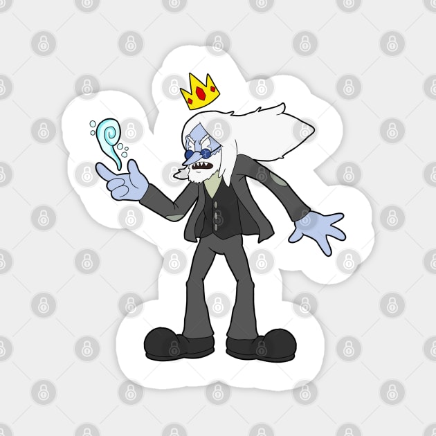 Ice king t-shirt and stickers Magnet by Style cuphead 