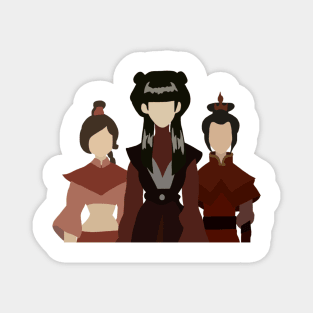 Mai, Ty Lee, and Azula Magnet