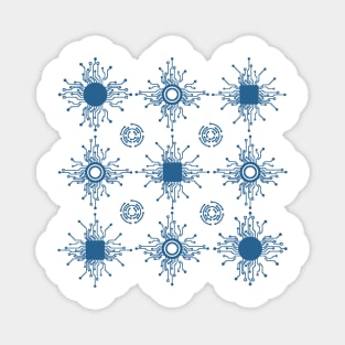 IC, PCB, Electronic components symbols Magnet