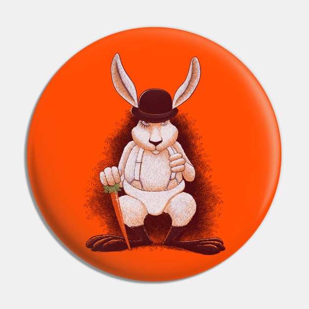 Clockwork Rabbit Pin by victorcalahan