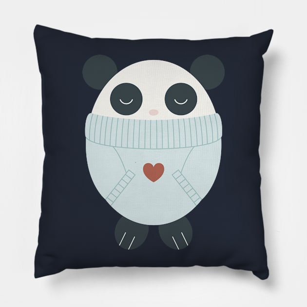 Warmed Panda Pillow by AnaMartins