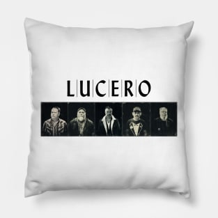 Lucero Logo Band Photo All Member Pillow