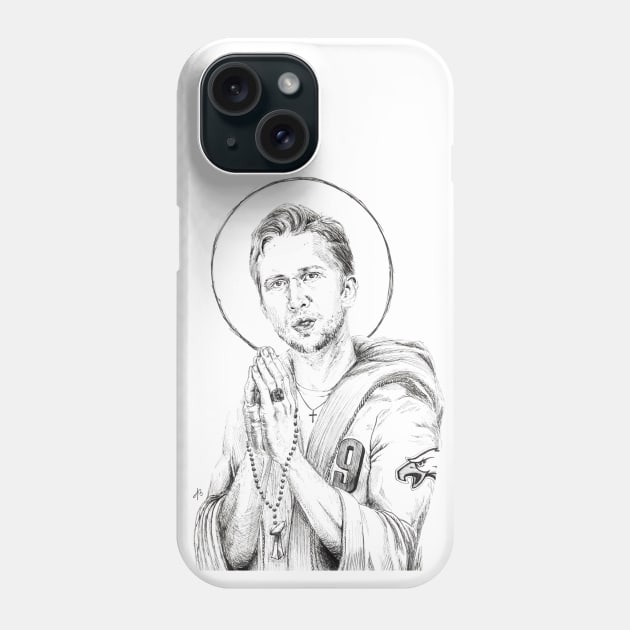 St. Nick Foles of Philadelphia Phone Case by TheArtofGivingStudio