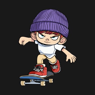 Skateboarder Cruising Skater Skate Gift T-Shirt