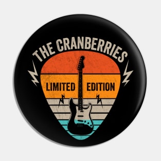 Vintage Cranberries Name Guitar Pick Limited Edition Birthday Pin