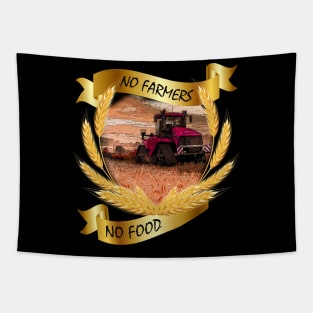 No farmer no food - with tractor Tapestry