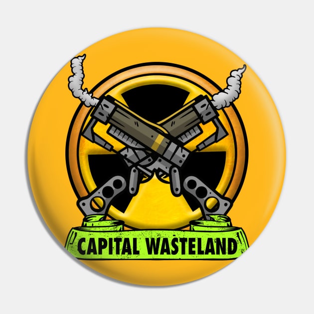 CAPITAL WASTELAND Pin by theanomalius_merch