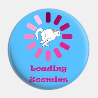 Loading Zoomies White Cat Pin