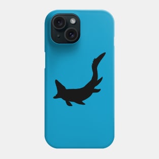 Mosasaurus Dinosaur Silhouette Phone Case