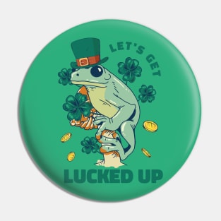 Croakin' for Luck: Irish Frog Vibes Pin