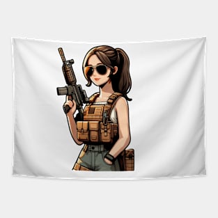 Tactical Girls' Frontline Tapestry