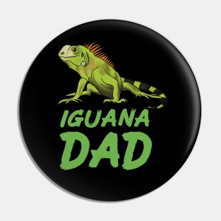 Iguana Dad for Iguana Lovers, Green Pin