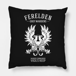 Grey Wardens (light) Pillow