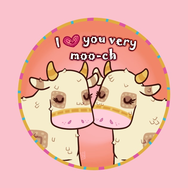 I love you very moo-ch - Viva Piñata Print by smashchu