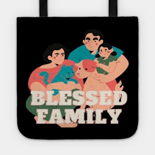 Blessed family Tote