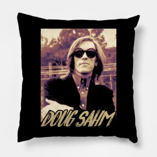 Classic Vintage Doug Sahm Pillow