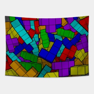 Tetris Pile Tapestry