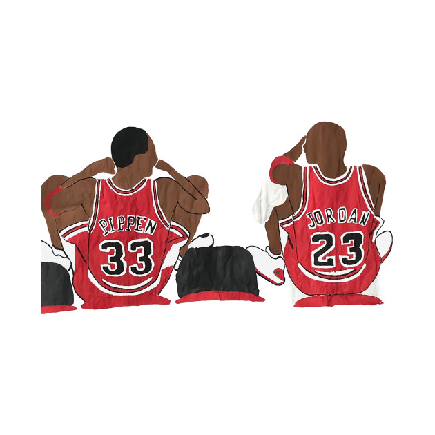 Jordan And Pippen - Basketball - Tank Top