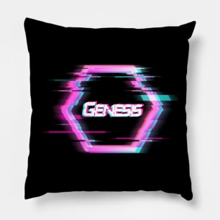 Glitch aesthetic | Exclusive - Genesis Pillow