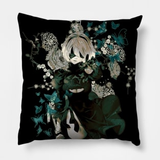 Butterflies Garden Pillow