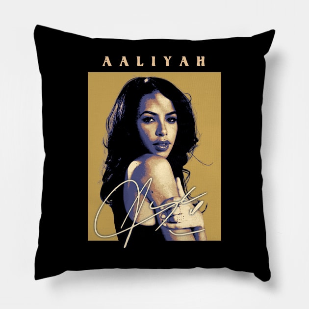 Aaliyah Signature Pillow by sarsim citarsy