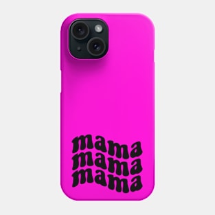 Groovy Mama (Black) Phone Case