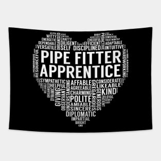 Pipe Fitter Apprentice Heart Tapestry