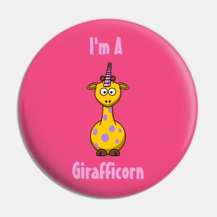 Unicorn + Giraffe = Girafficorn Pin