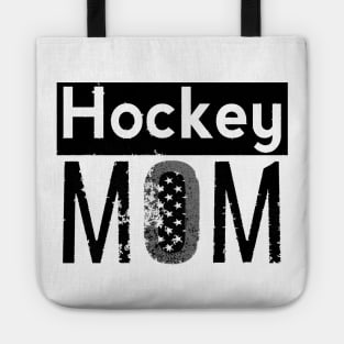 Hockey Mom in White and Black Tote