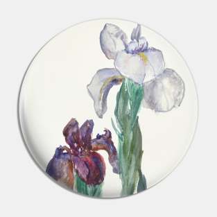 Irises by Sientje Mesdag-van Houten Pin