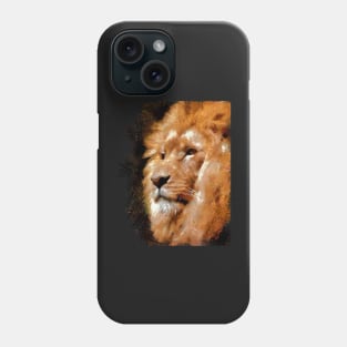 Big head of african lion Phone Case