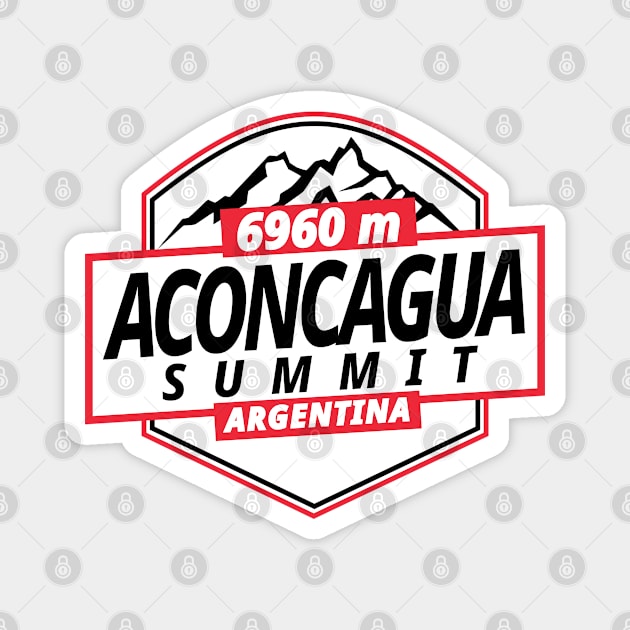 Aconcagua Mountaineering Argentina Magnet by zap