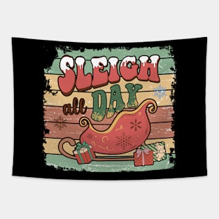 Sleigh All Day Tapestry