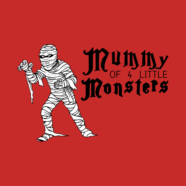Mummy of 4 Little Monsters by Amanda Bennett