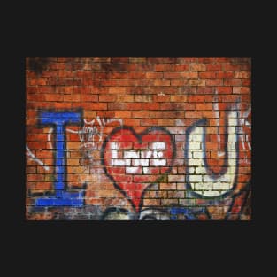 I Love You Graffiti Art T-Shirt