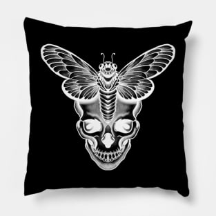 Death Butterfly Scull Pillow