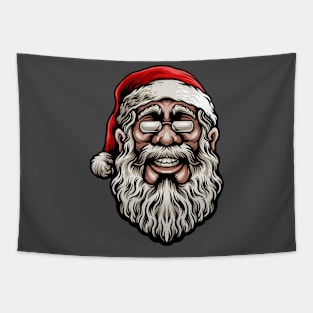 Smiling Santa Tapestry