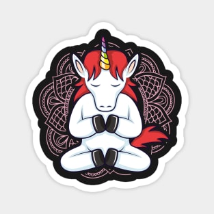 YOGA: Yoga Unicorn Magnet