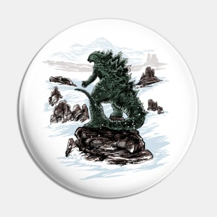 Kaiju above the Sea of Fog Pin