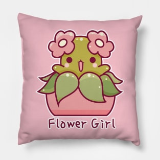 Kawaii Flower Girl Pillow