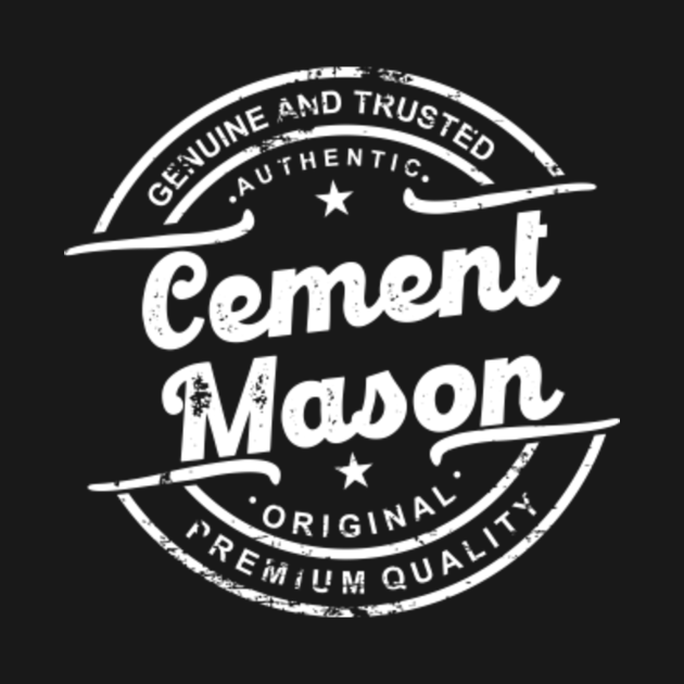 Best CEMENT MASON gift idea vintage stamp retro distressed logo old