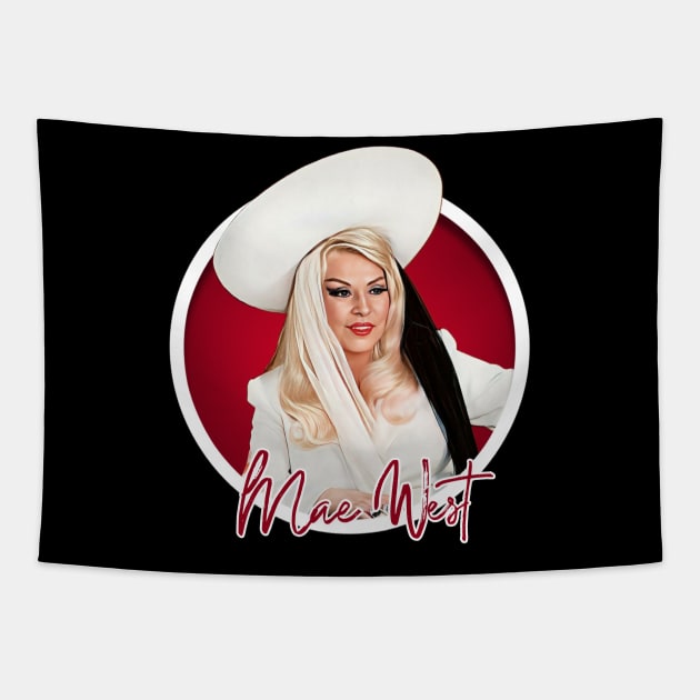 Mae West Tapestry by Zbornak Designs