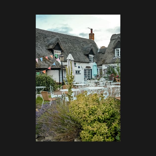 Pretty cafe with thatched roof by yackers1