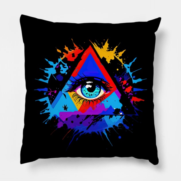 Eye of Providence Pillow by Da20