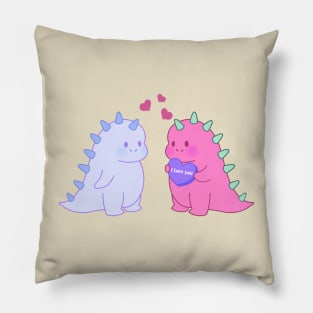 Dino Love Pillow