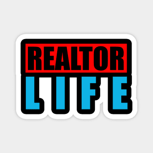 Realtor Life Fathers Day Gift Funny Retro Vintage Magnet