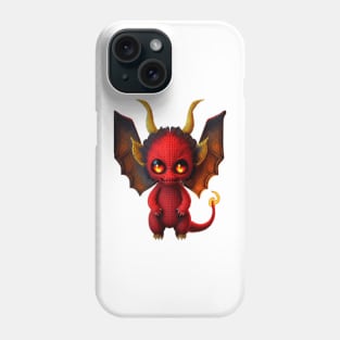 Cute Little Knitted Devil Doll Phone Case