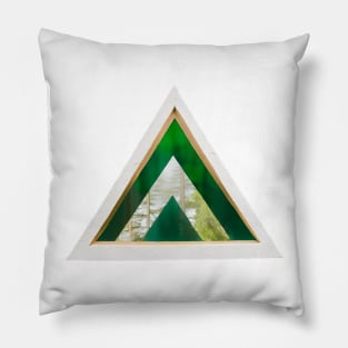 The Green Triangle Pillow